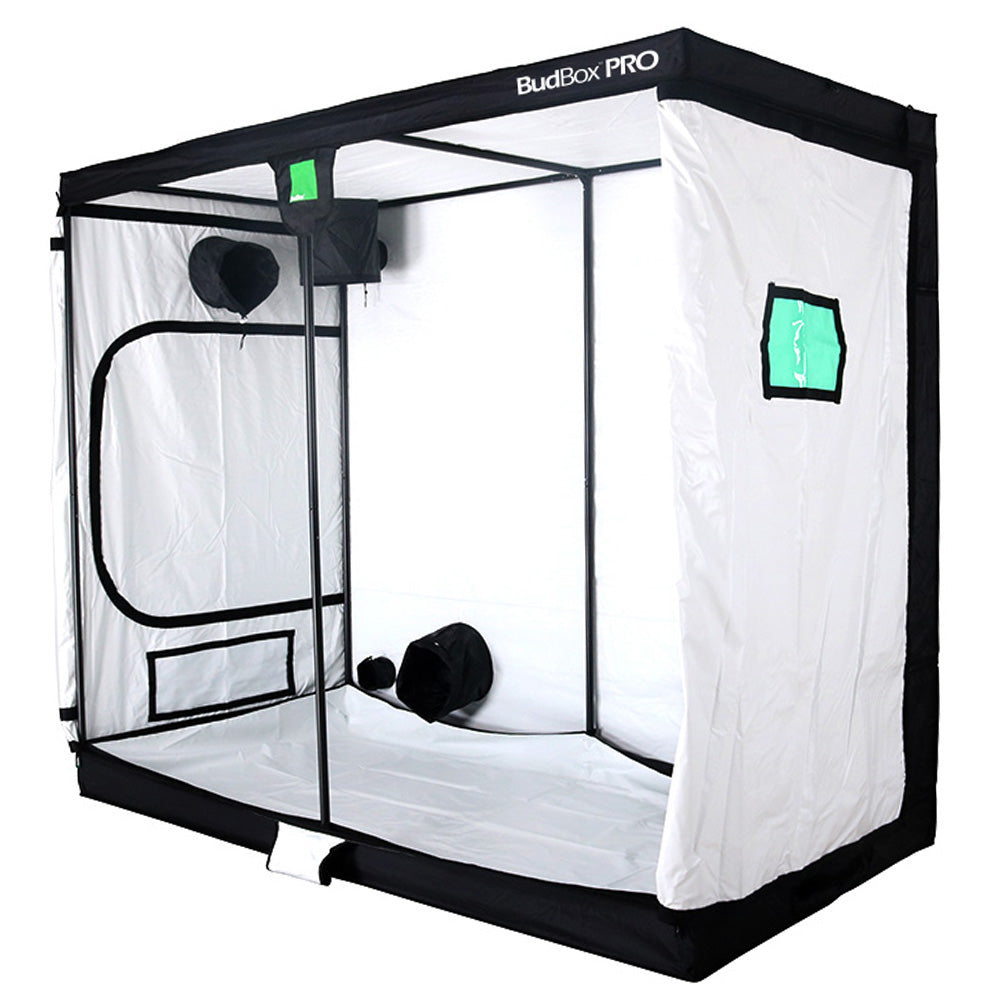 XXL BudBox Pro Grow Tent 120cm x 240cm x 200cm | White | GroWell