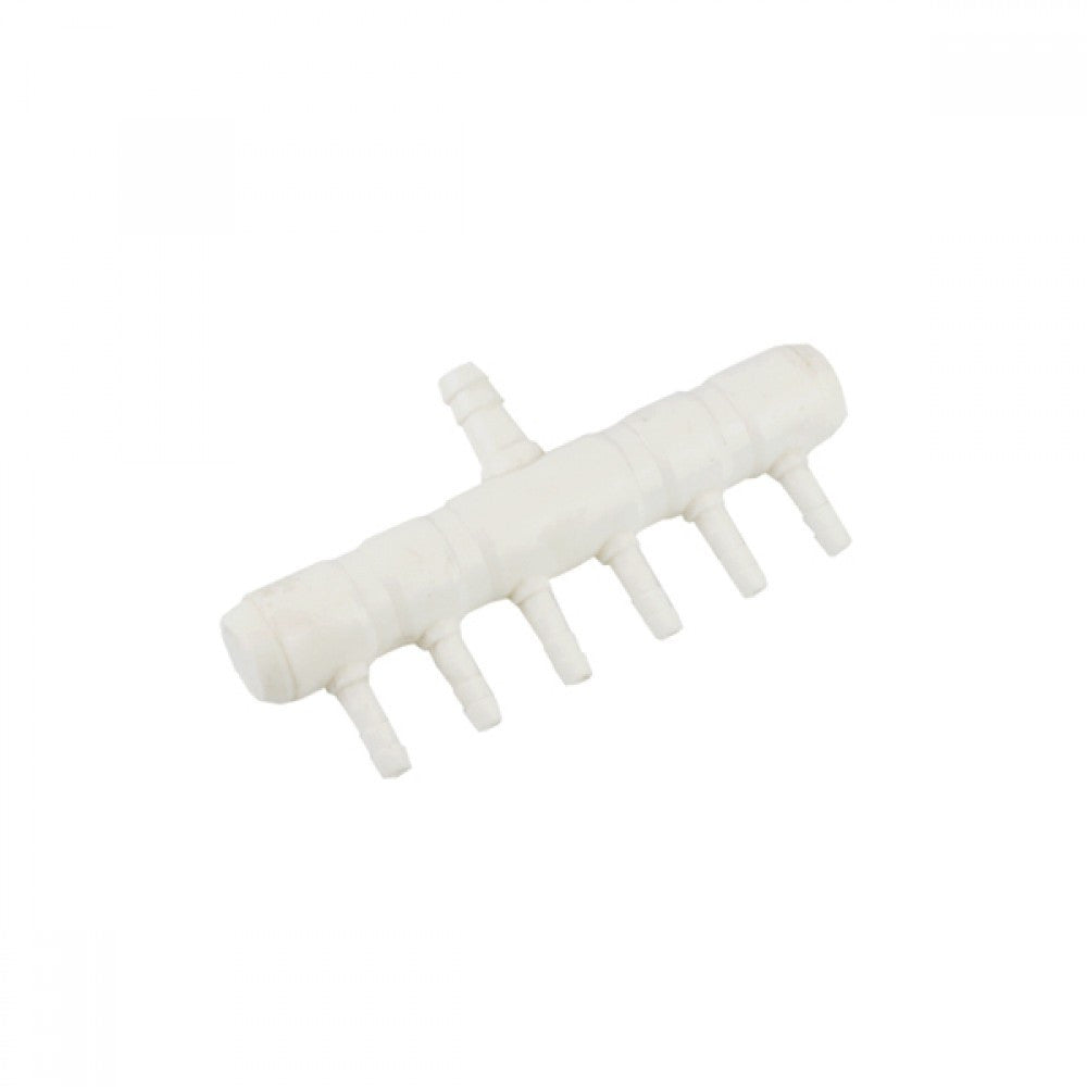 6 Way Manifold (White Plastic)