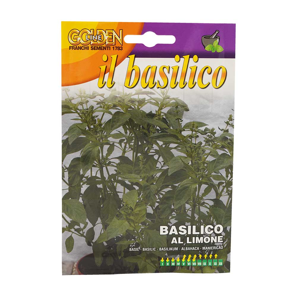 Franchi Seeds Lemon Basil Seeds Grow Your Own GroWell